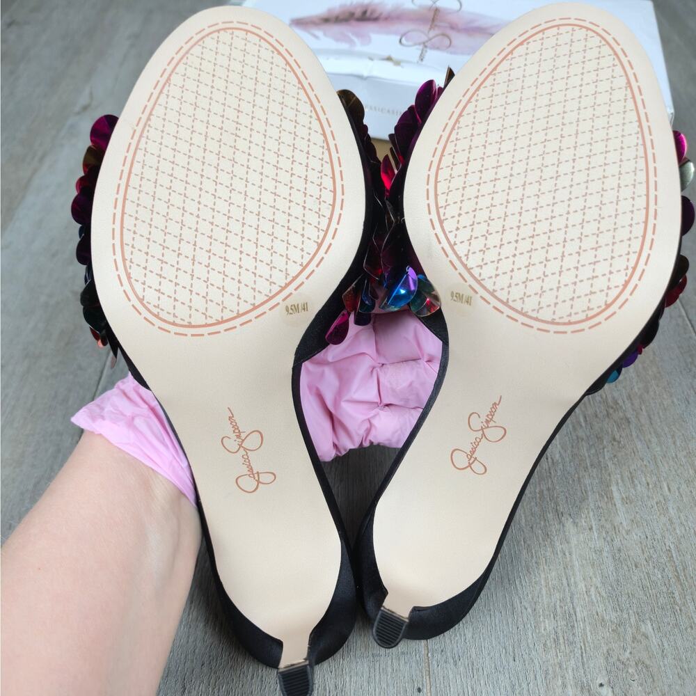 Jessica Simpson Palora Mule Heels Size (.5 NEW - Picture 4 of 13